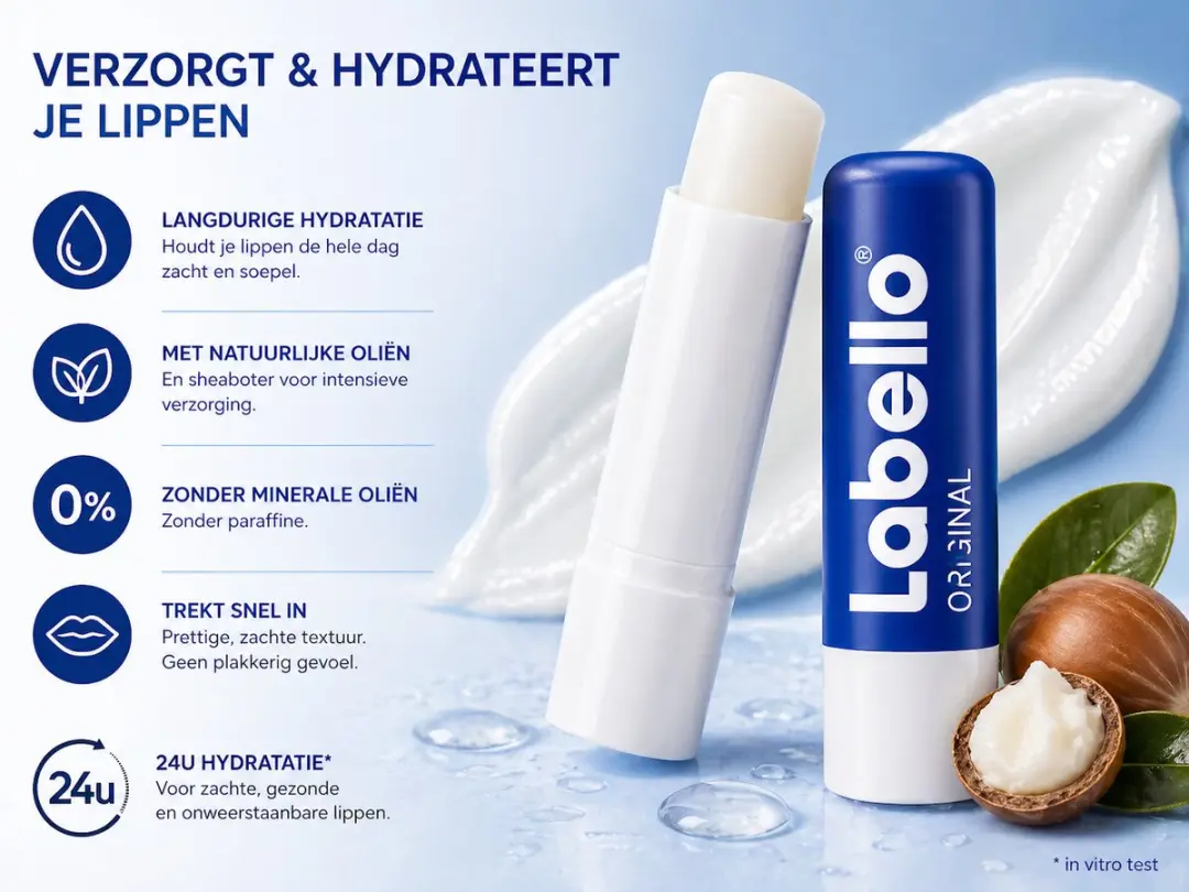 Labello Original Blauw Voordeelset - 2 Stuks