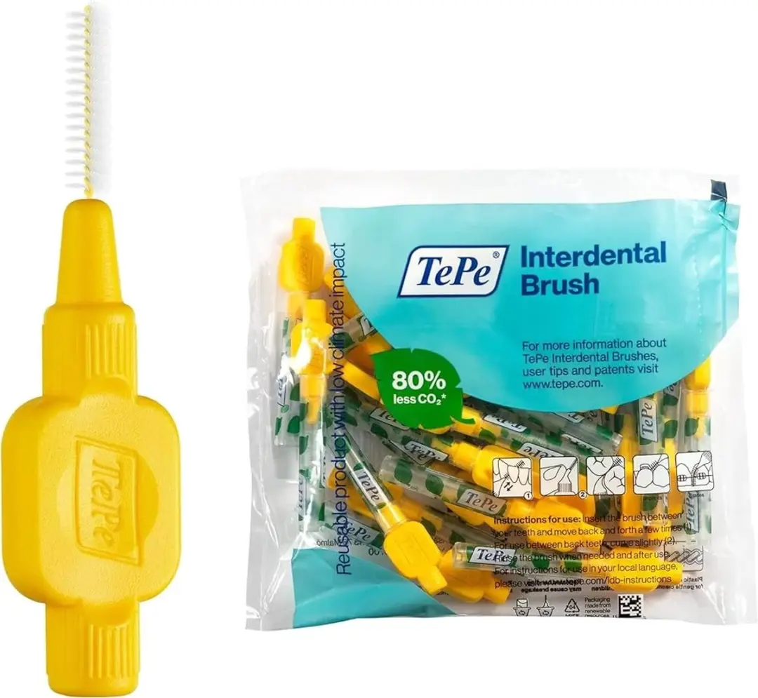 TePe Geel Interdentale Ragers 0.7mm - 25 Stuks