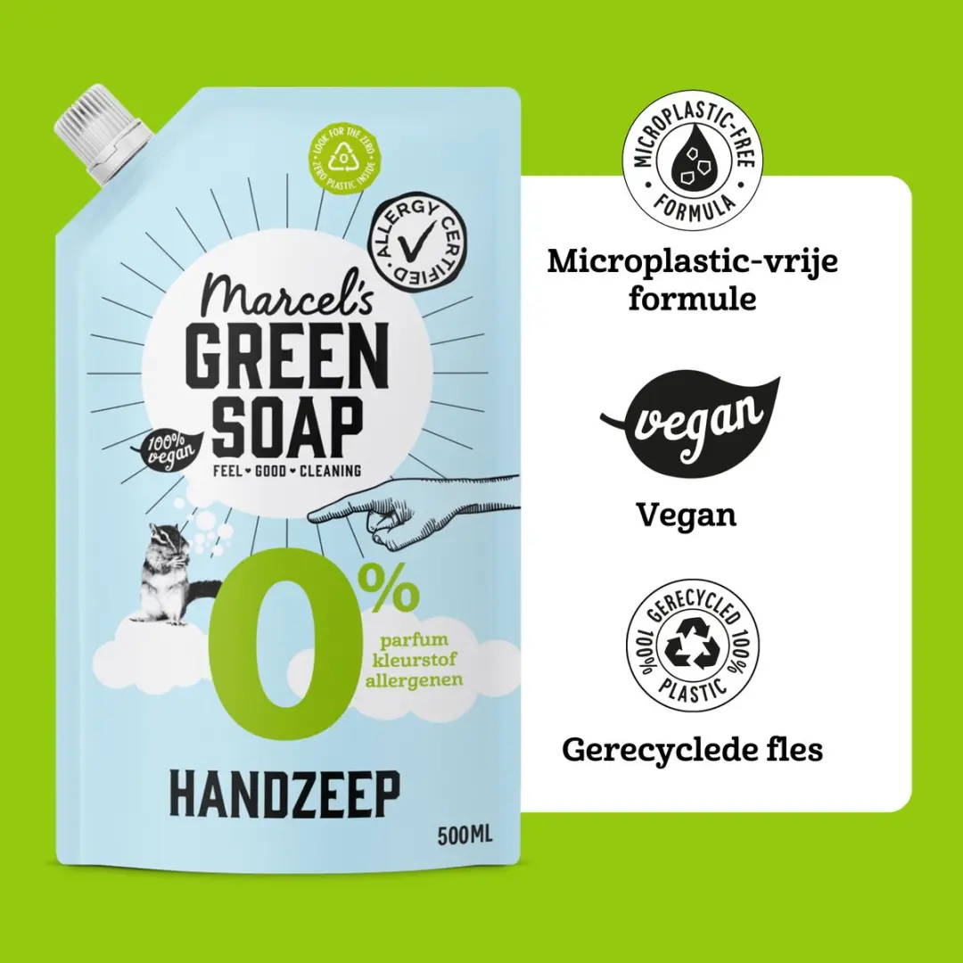 Marcel's Green Soap Handzeep Navulling 500ml - 6 Stuks - afbeelding 6 van 6