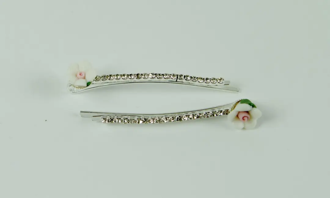 Hairmode Schuifspelden Strass Wit