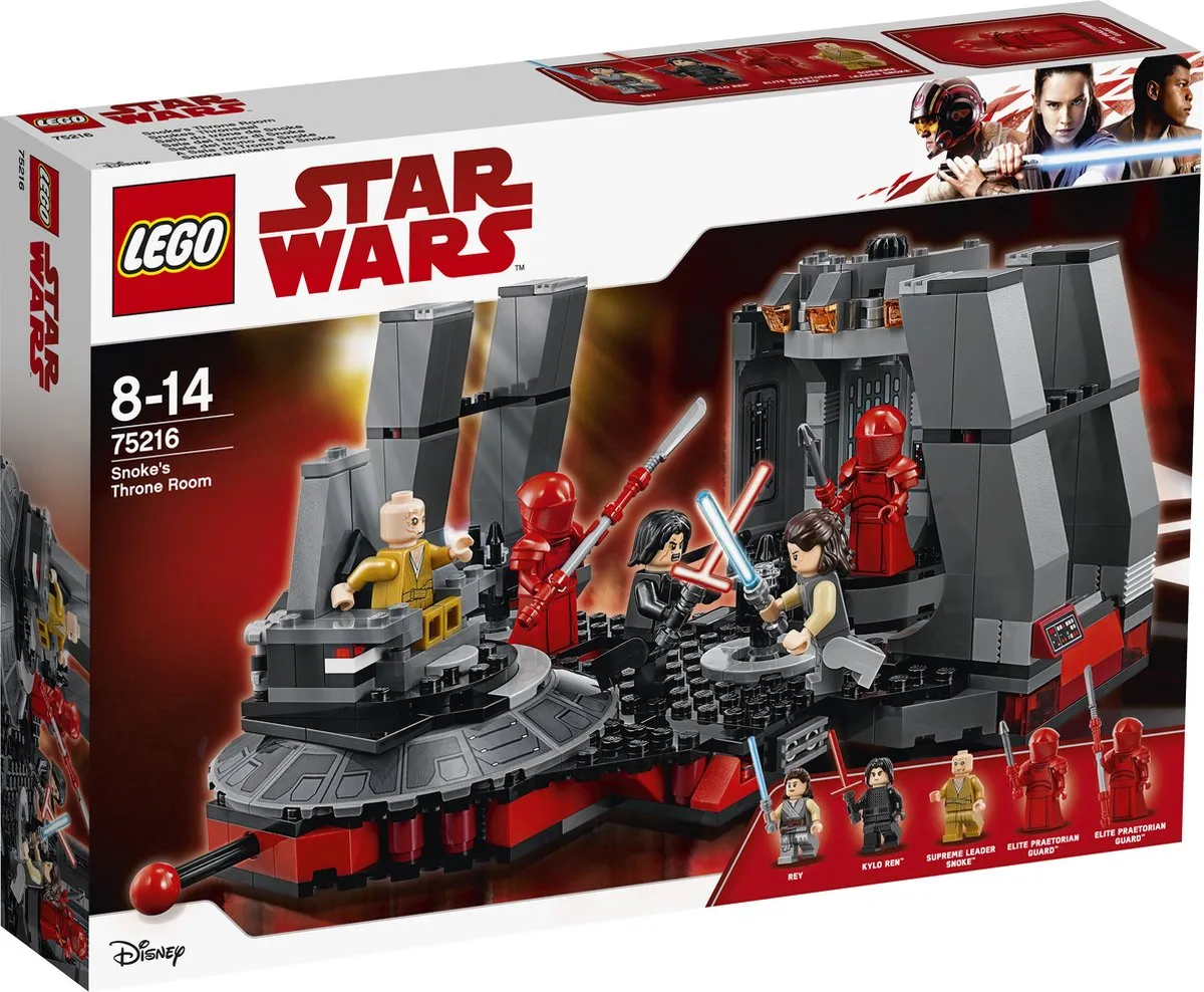 LEGO Star Wars Snoke's Troonzaal 75216