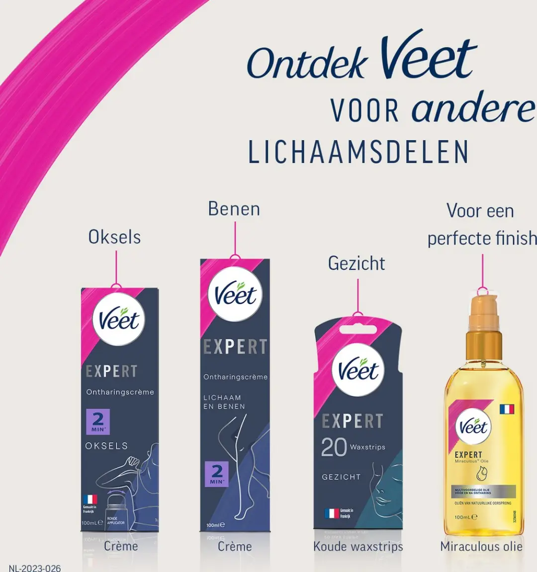 Veet Expert Ontharingscreme Bikini Kit 100ml - 5 Stuks