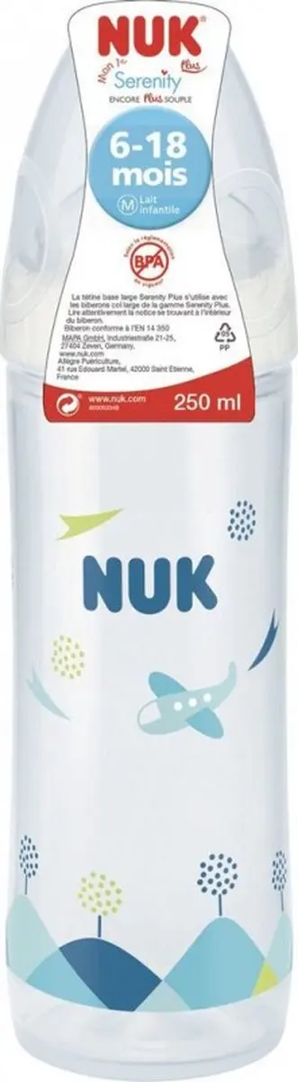 NUK Serenity Plus Fles 250ml