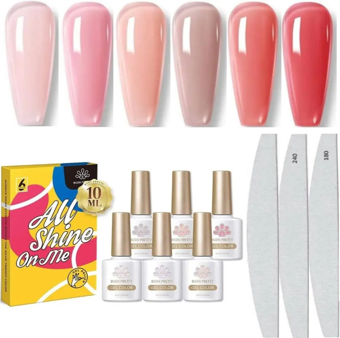 Born Pretty Gellak Set 6x10ml