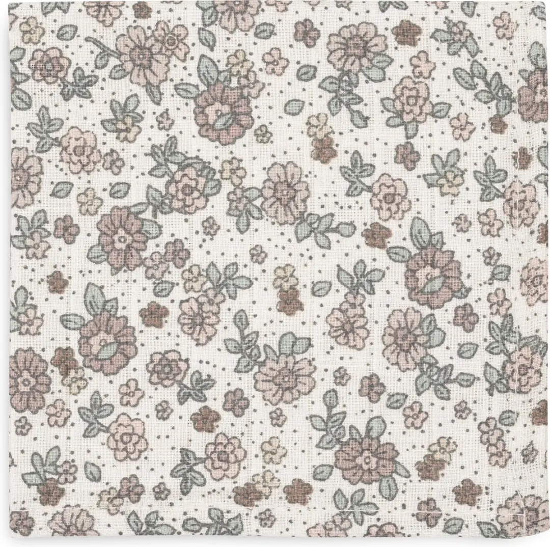 Jollein Hydrofiel Monddoekje 31x31cm Retro Flowers - 3 Stuks