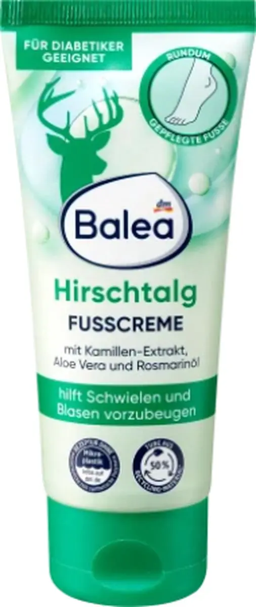 Balea Voetcrème Hertenvet 100ml