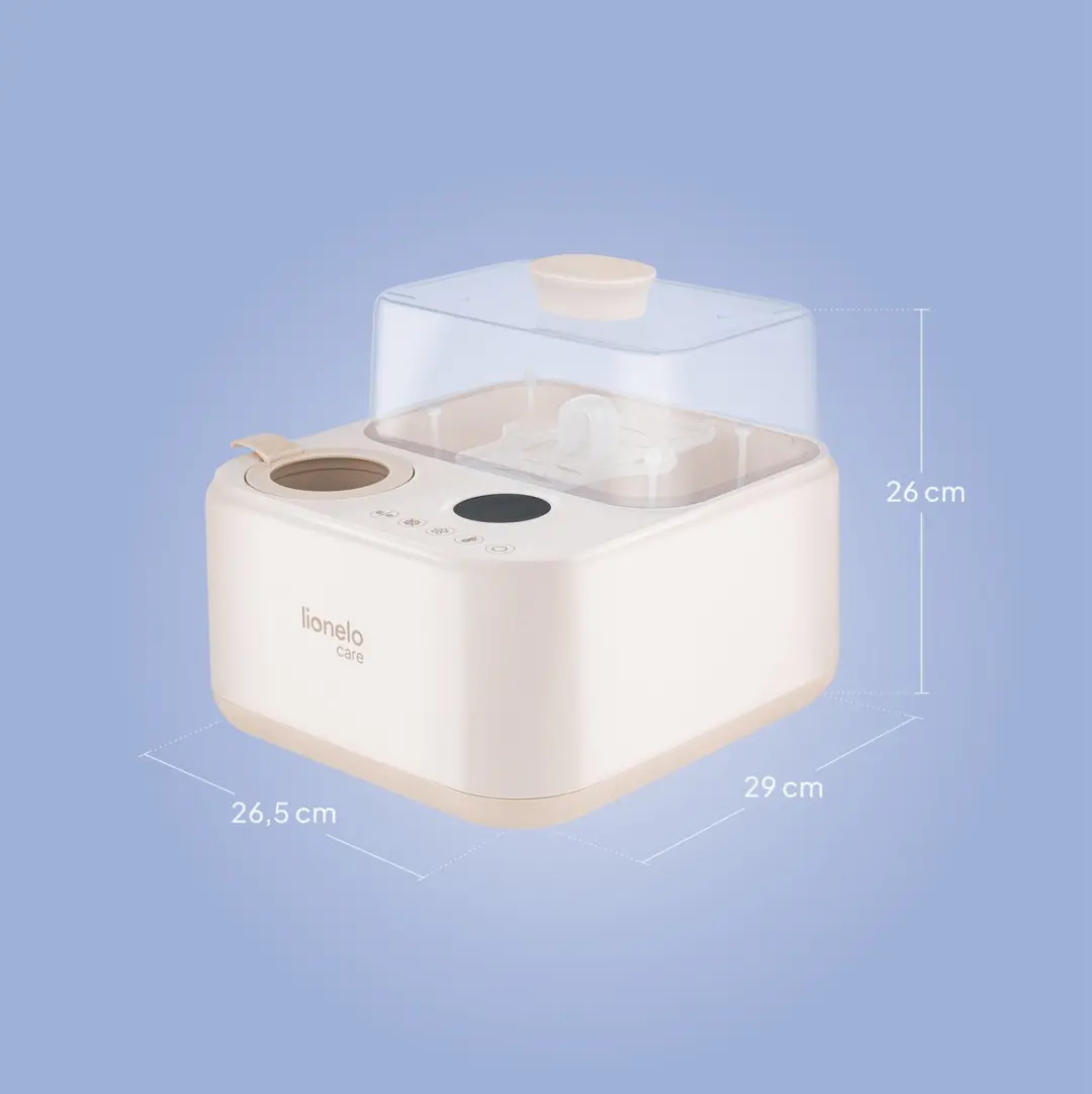 Lionelo SteamUP 3-in-1 Flessensterilisator - 4 Flessen - 37–85°C