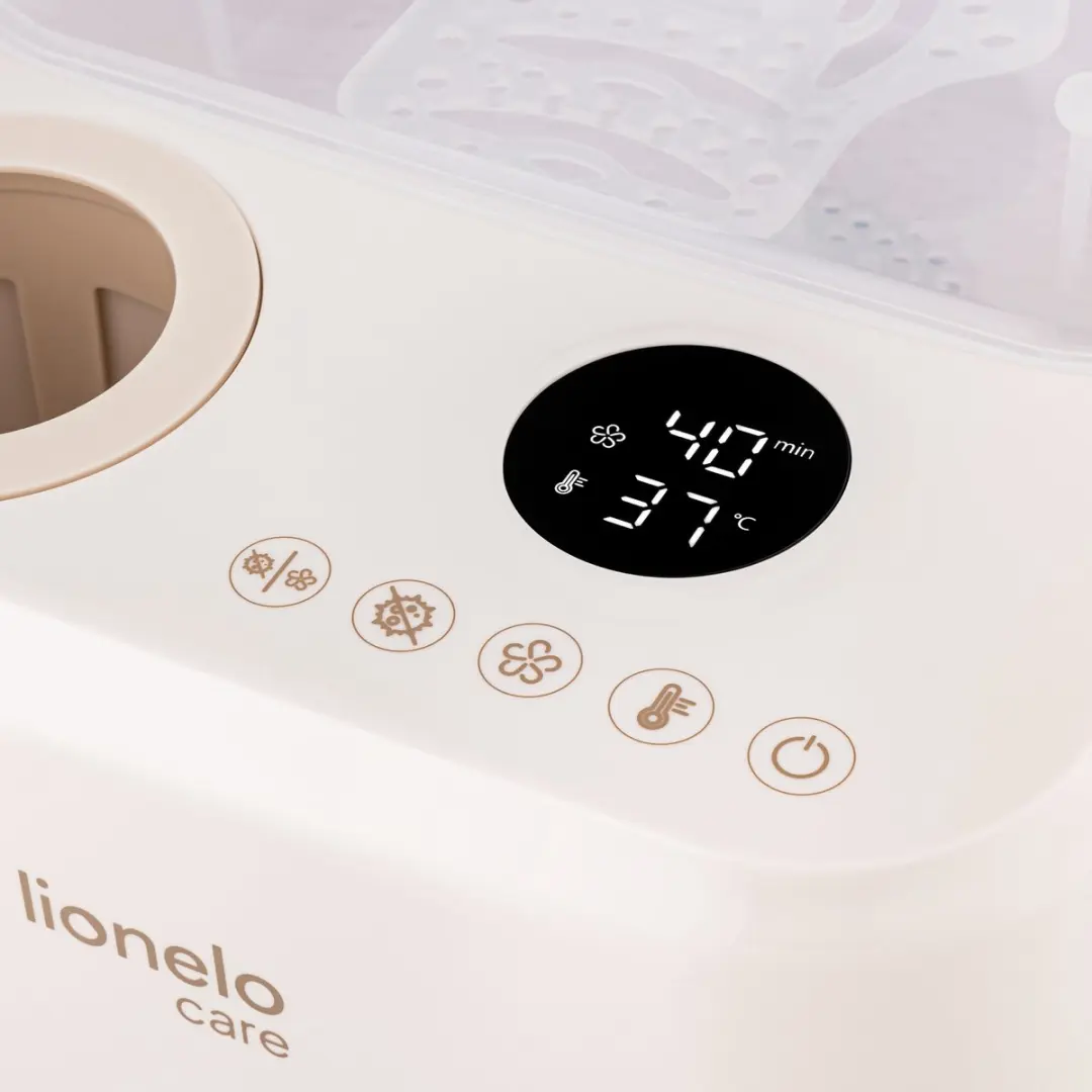 Lionelo SteamUP 3-in-1 Flessensterilisator - 4 Flessen - 37–85°C