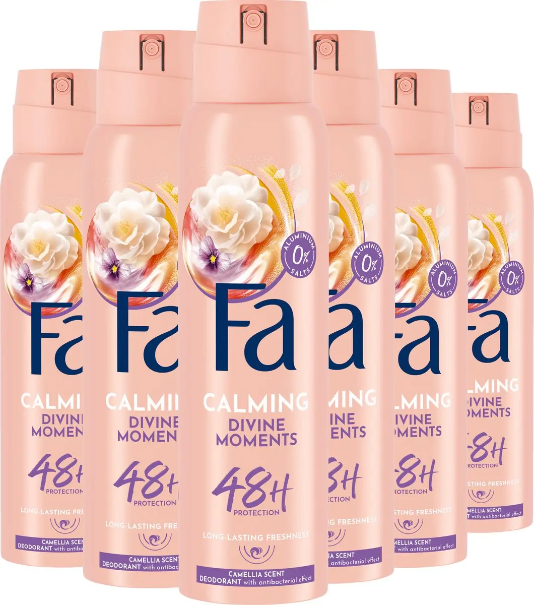 Fa Divine Moments Deo Spray 6x150ml