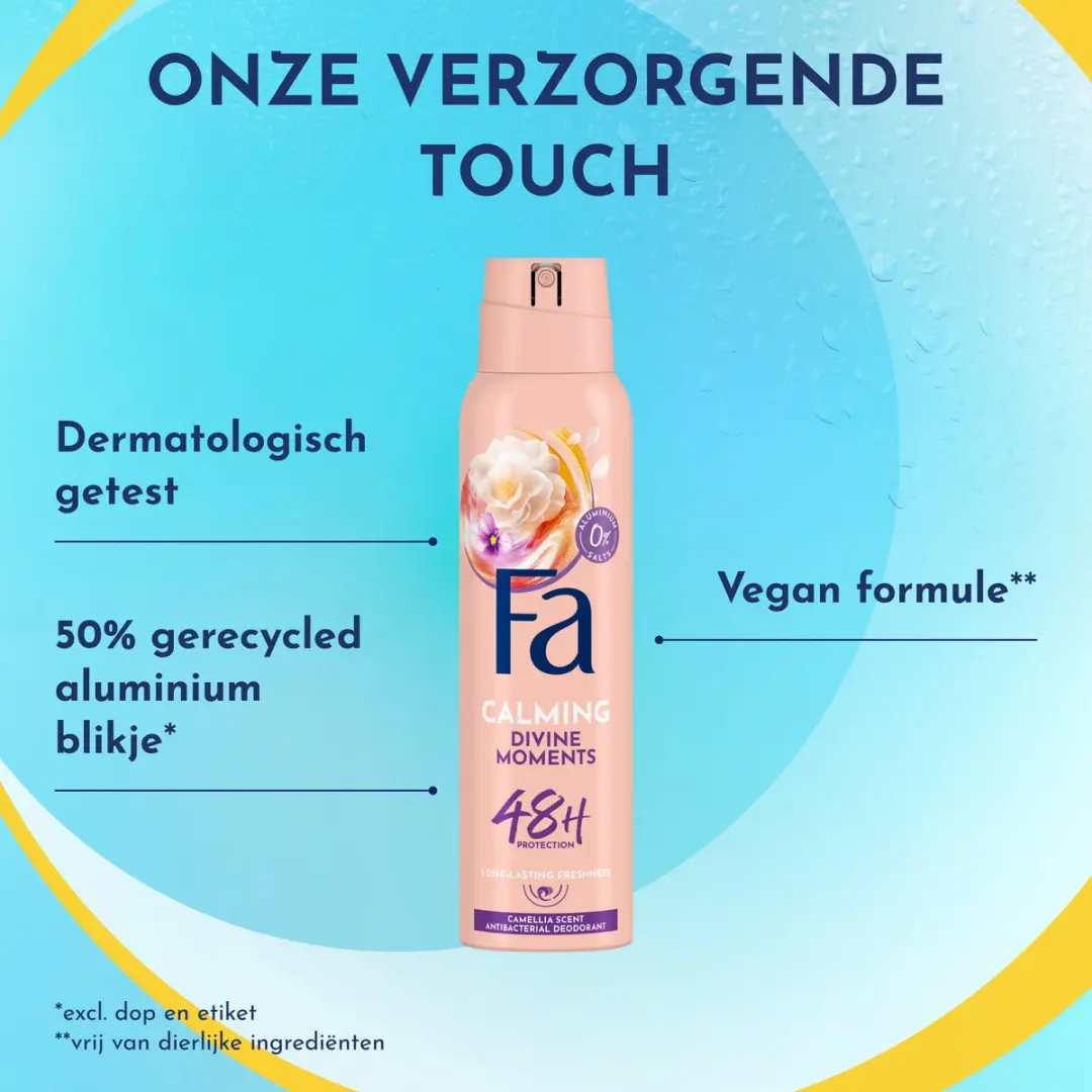 Fa Divine Moments Deo Spray 6x150ml