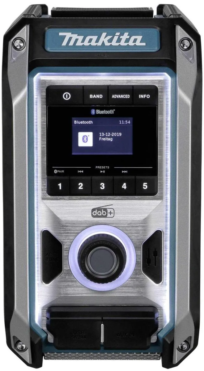 Makita DMR115 Bouwradio FM DAB Bluetooth - Groen