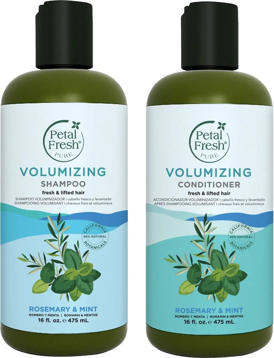 Petal Fresh Rosemary & Mint Shampoo & Conditioner 2x475ml