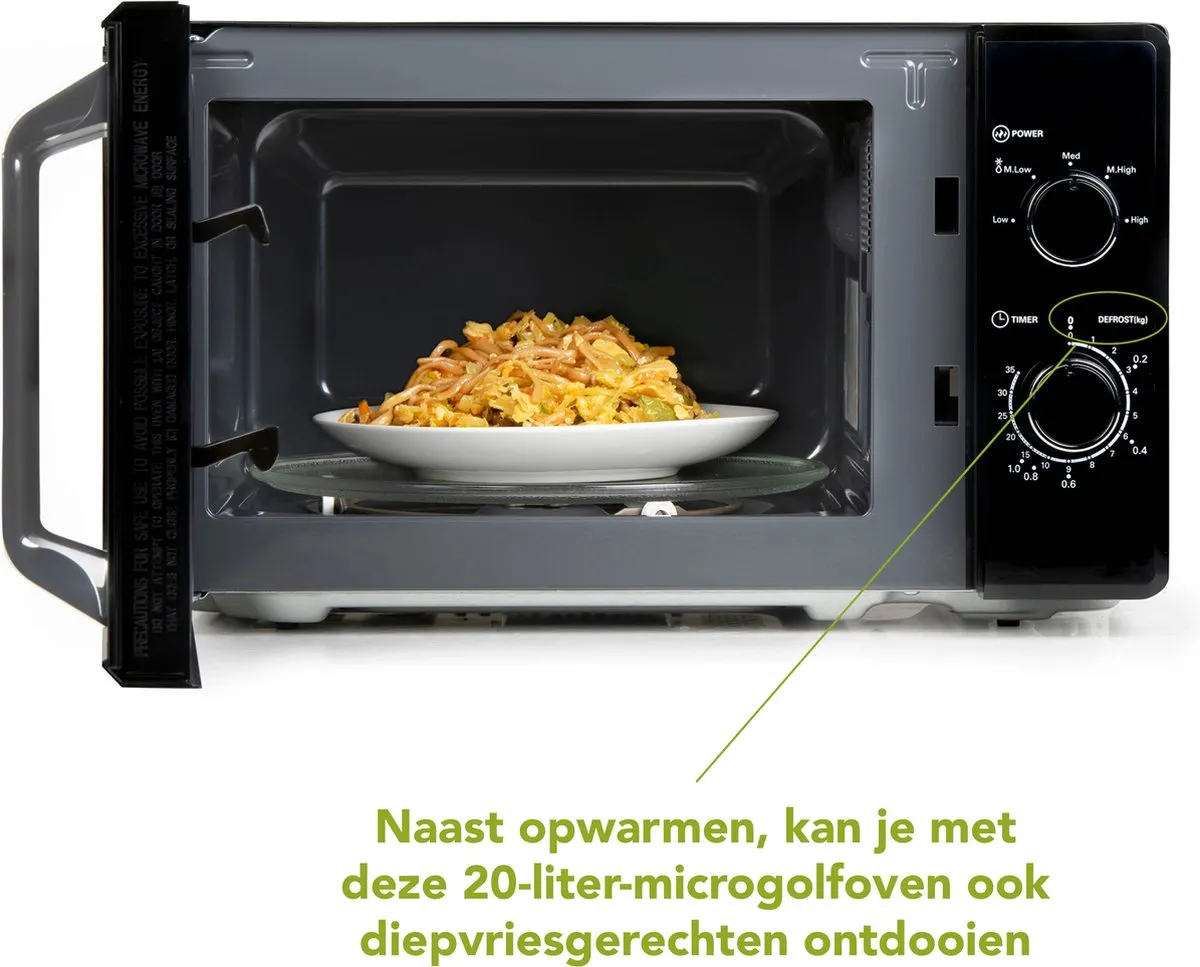 DOMO DO2520 Magnetron solo - Microgolfoven Solo - Zwart - 20L - 800W