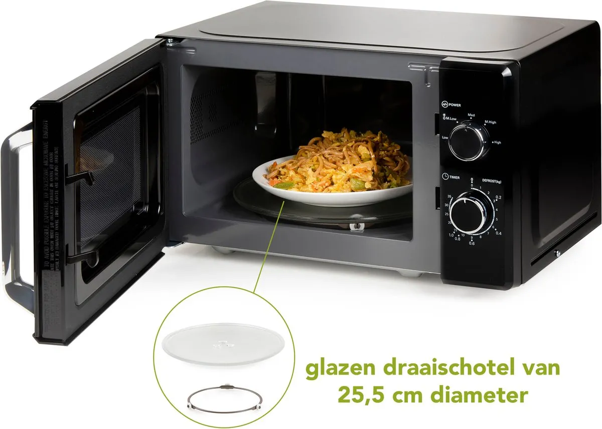 DOMO DO2520 Magnetron solo - Microgolfoven Solo - Zwart - 20L - 800W