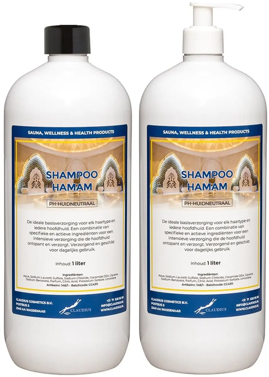 Splashbox Cosmetics Shampoo Hamam 1L - 2 Stuks