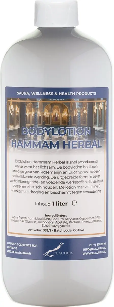Splashbox Cosmetics Hammam Herbal Bodylotion 1L