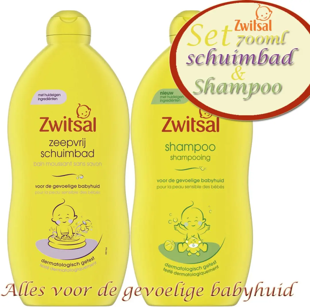 Zwitsal Badschuim & Shampoo 1400ml