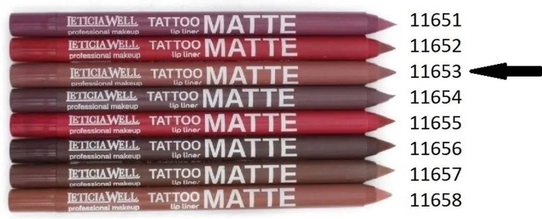 LETICIA WELL Matte Tattoo Lippotlood 11653 - Roze