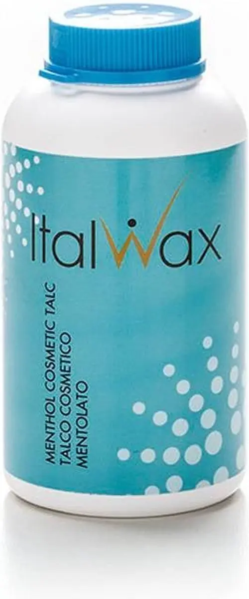 Italwax Cosmetisch Talkpoeder Menthol 50g - Blauw/Wit