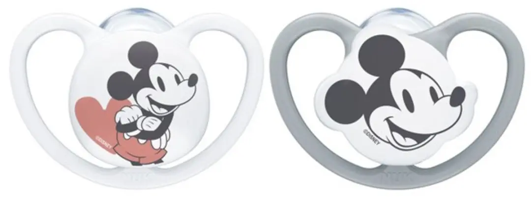 NUK Space Disney Babyfopspenen 2 Stuks - 18+ Maanden - Meerkleurig