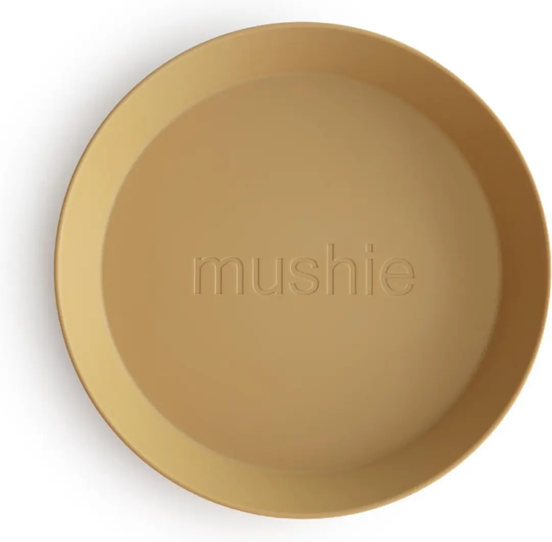 Mushie Kinderservies Set 2 Borden Rond