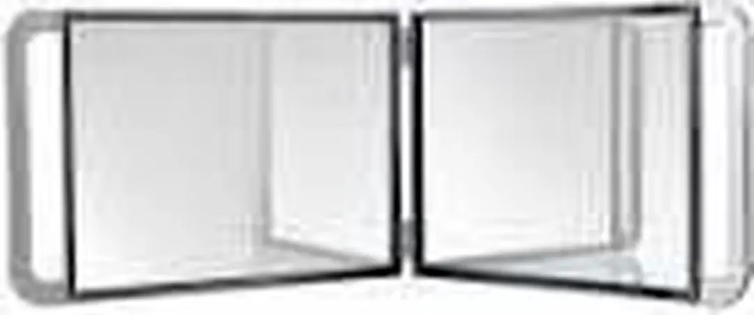 Comair Kabinet Handspiegel Multi Grip 21x29cm - Zilver