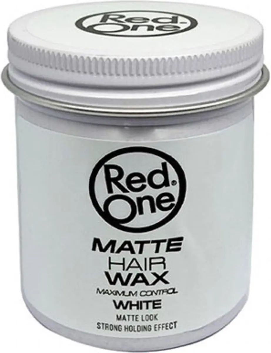 Red One White Matte Hair Wax 100ml