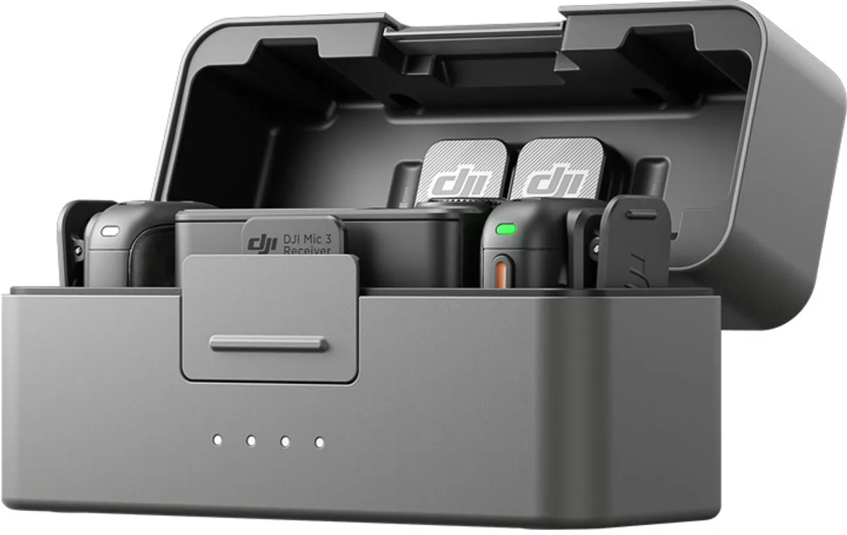 DJI Mic 3 Hoofdtelefoon 2 Tx 1 Rx - Zwart