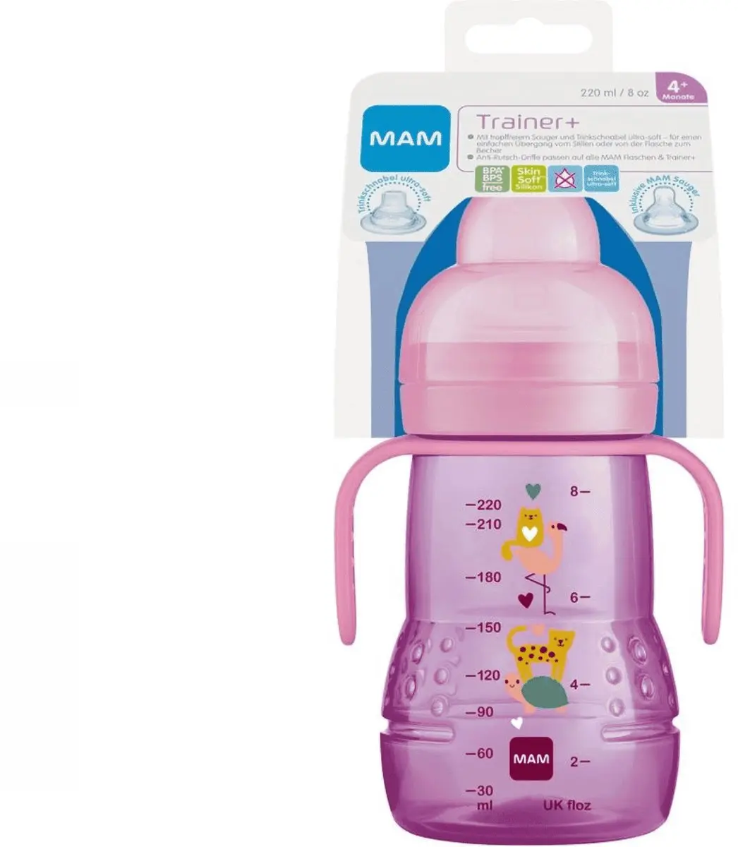 MAM Trainer+ Drinkbeker 220ml - Roze