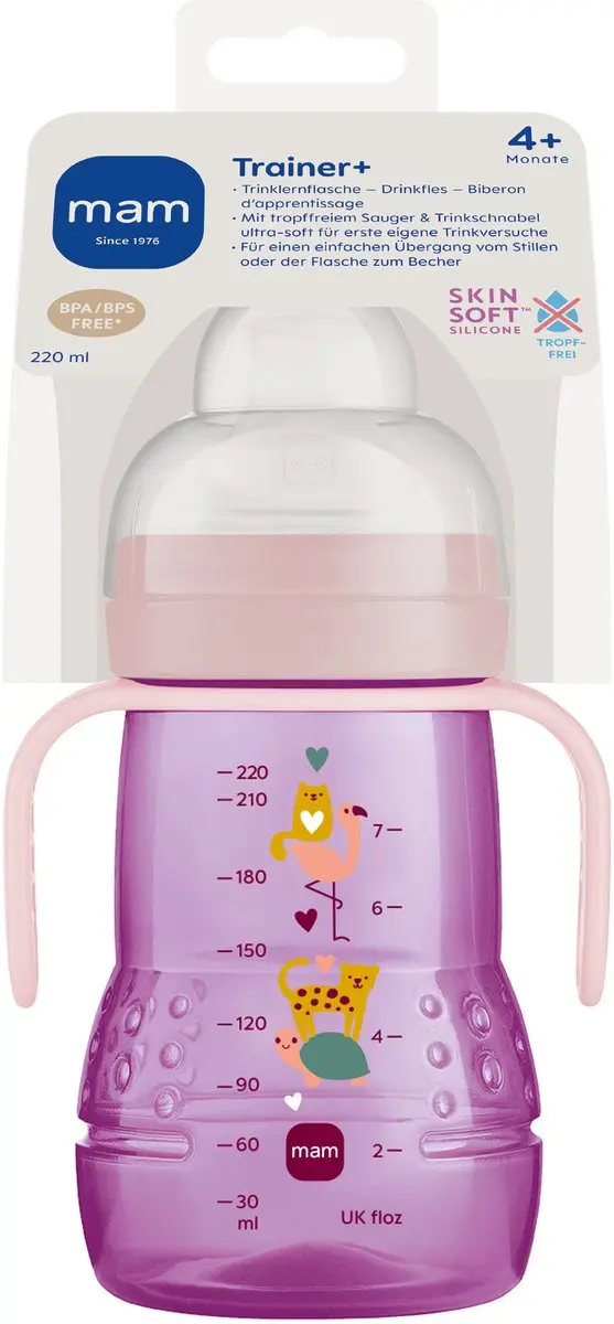MAM Trainer+ Drinkbeker 220ml - Roze