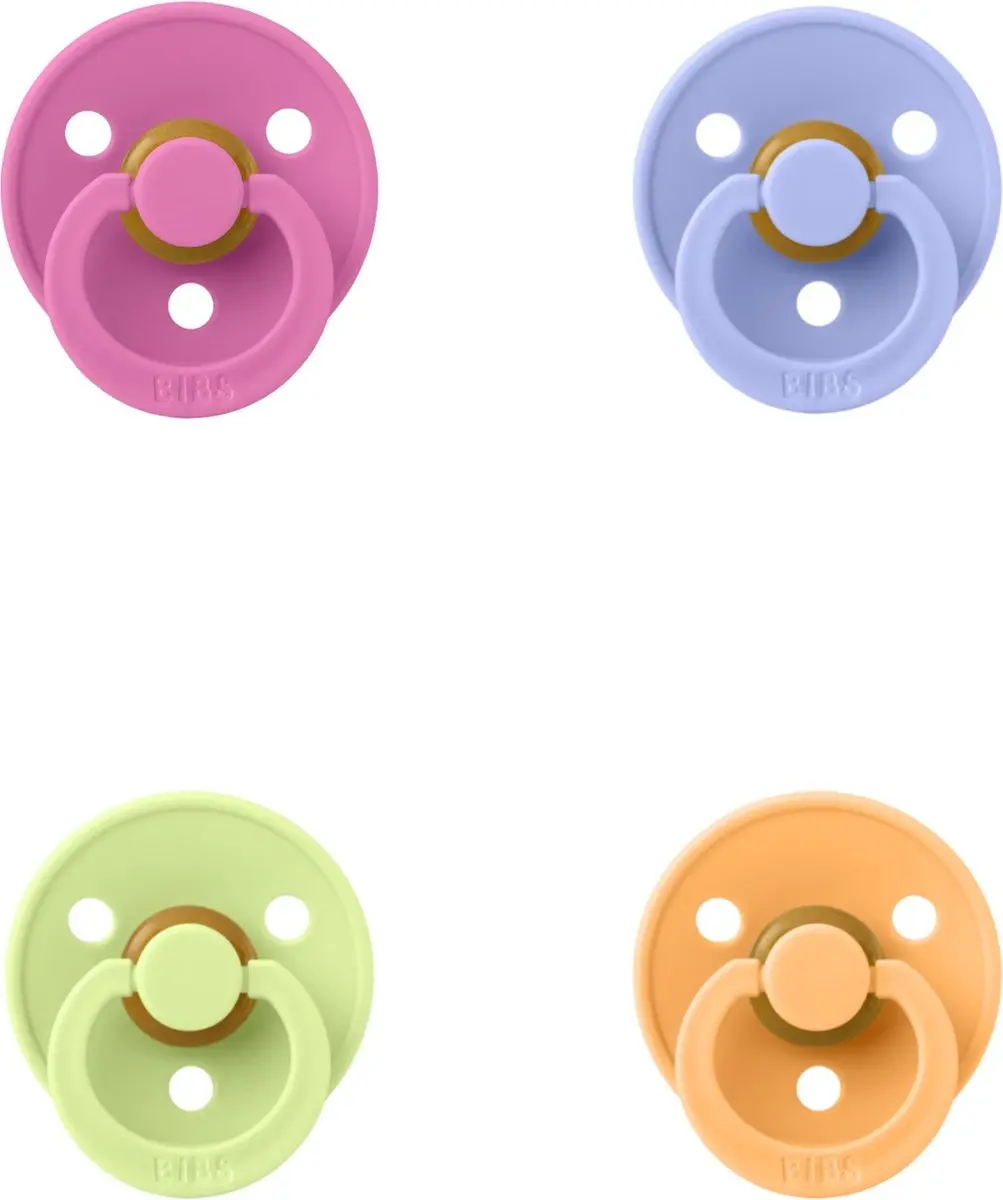 BIBS Fopspeen 0-6 Maanden Set 4 Stuks