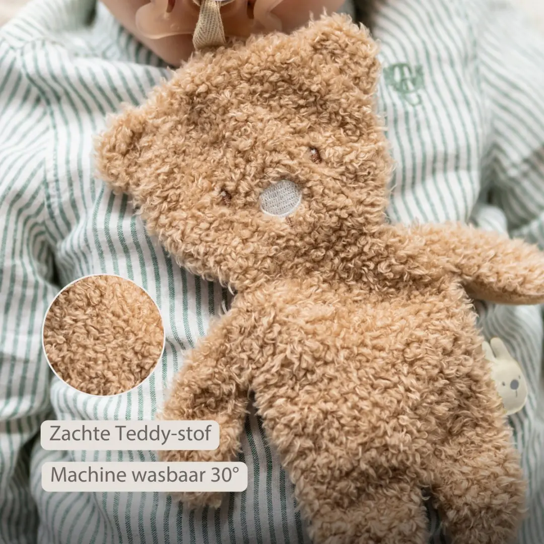 Nattou Teddy Fopspeenhouder 26cm - Beige
