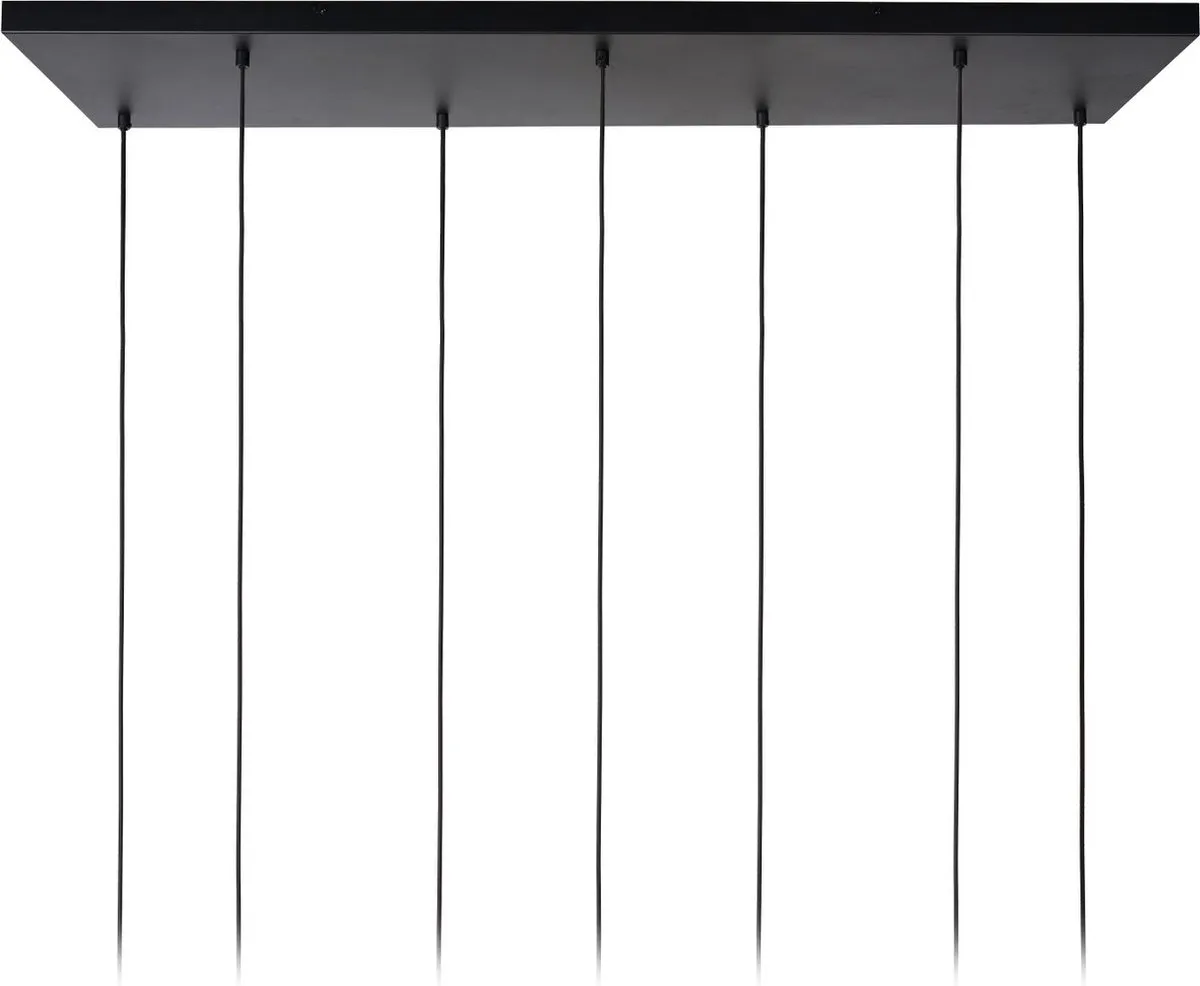 Lucide Maloto Hanglamp 7xE27 - Amber - Ø30cm