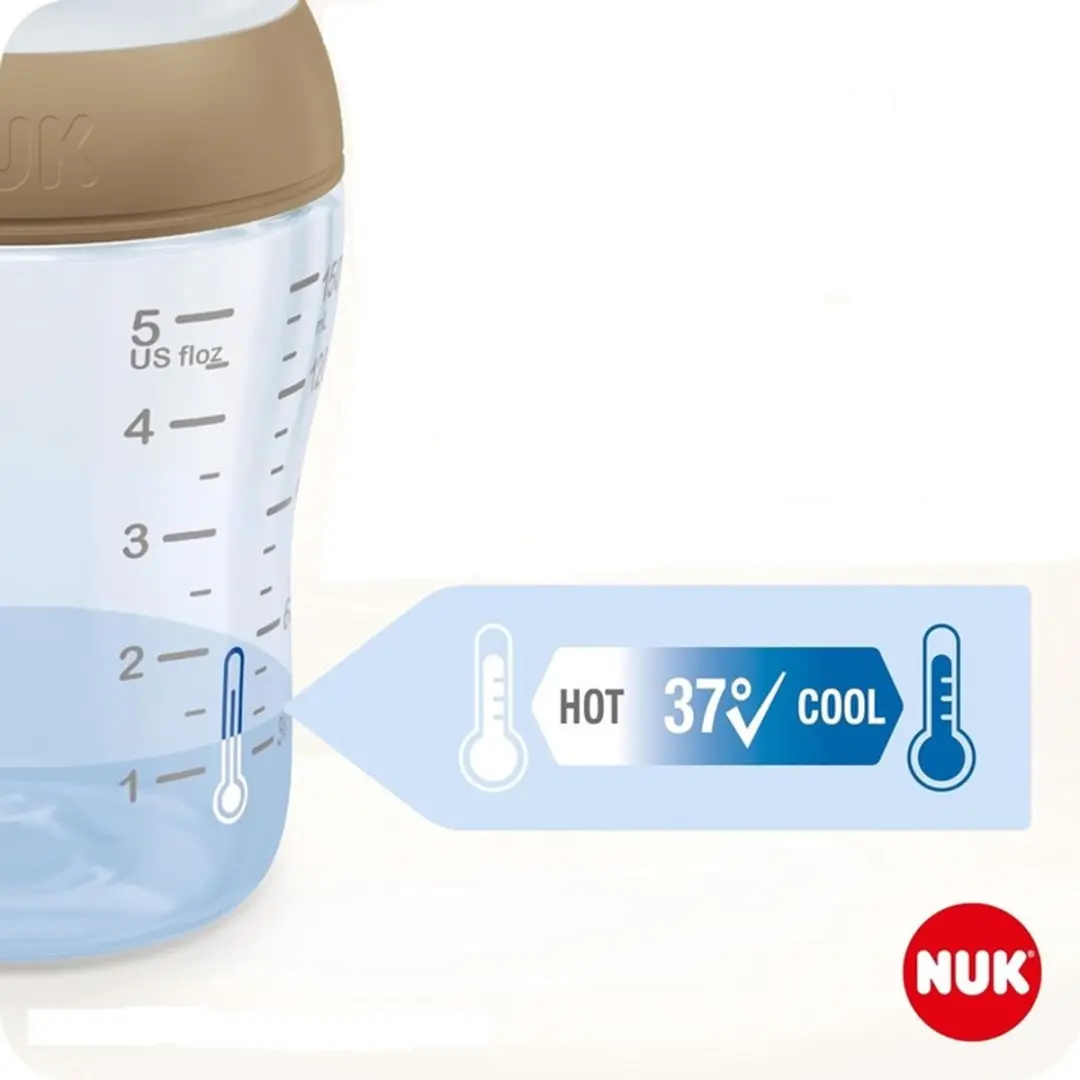 NUK Perfect Match Babyfles 150ml - Siliconen Speen S - Paars