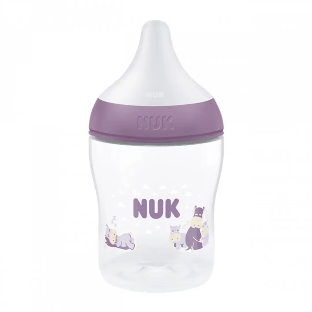 NUK Perfect Match Babyfles 150ml - Siliconen Speen S - Paars