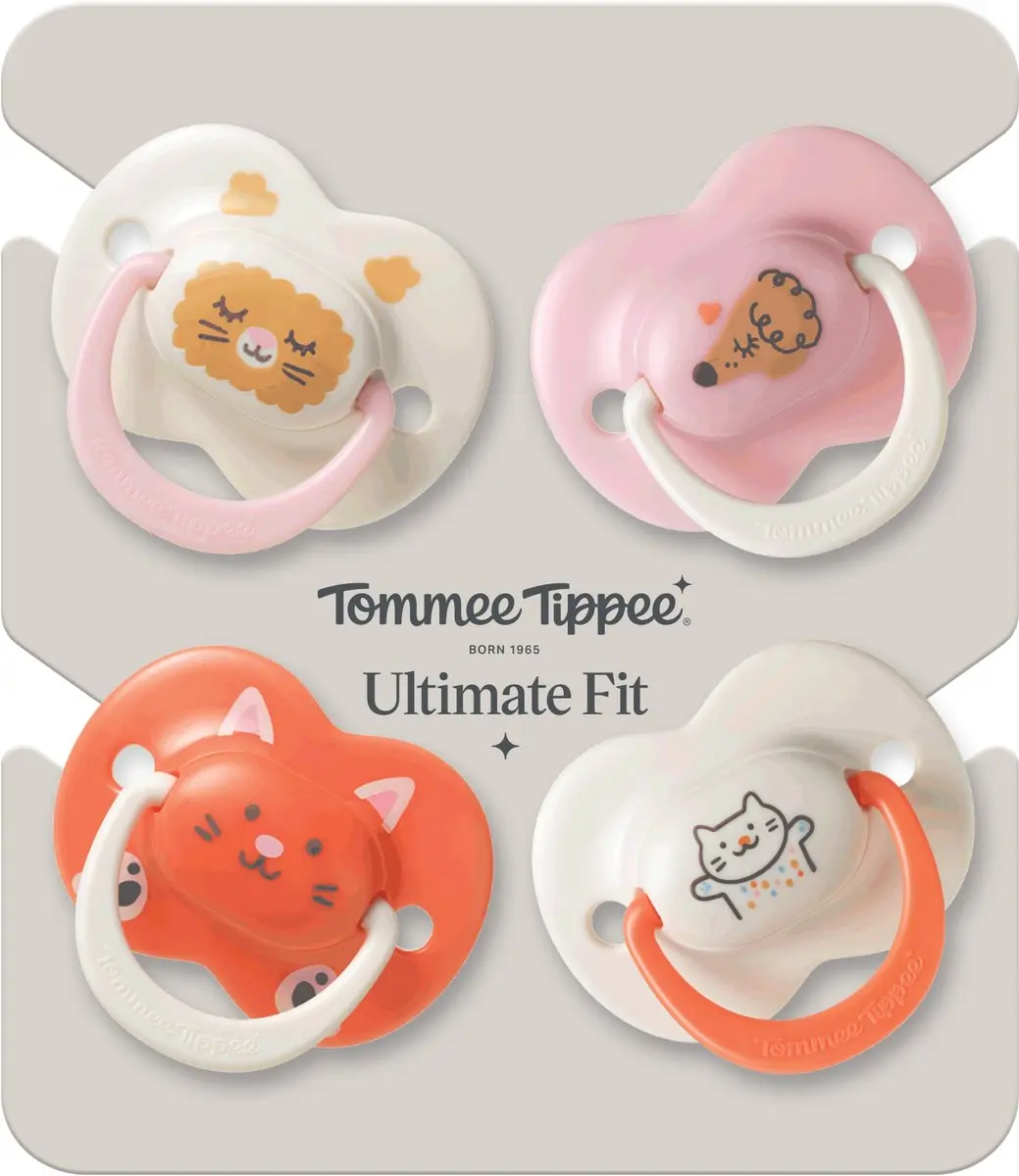 Tommee Tippee Ultimate Fit Fopspeen - 4 Stuks - Roze - afbeelding 6 van 6