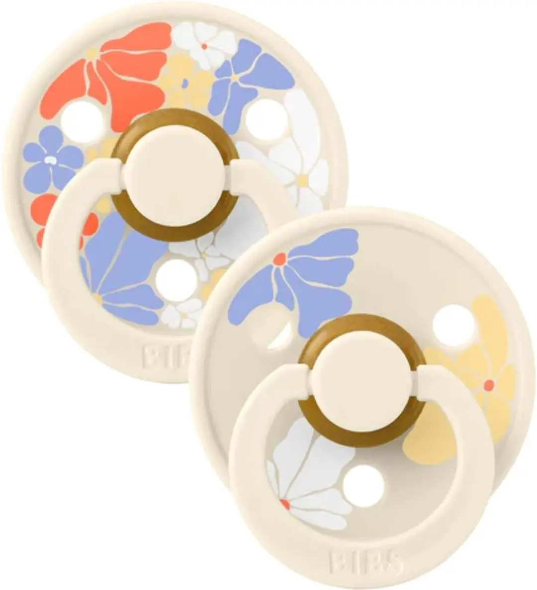 BIBS Studio Morning Bloom Fopspeen - 2 Stuks - Ivory