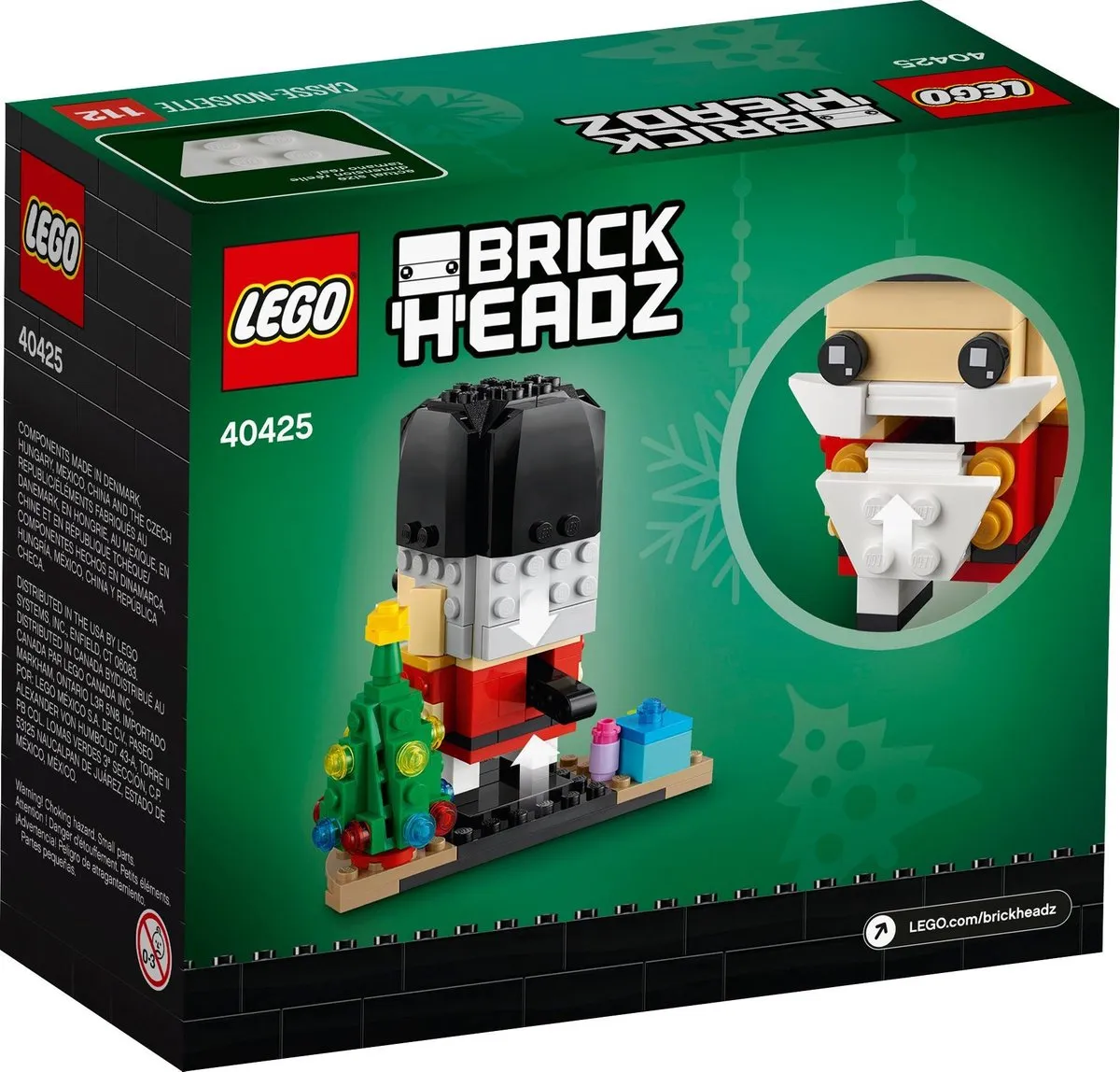 LEGO Brickheadz Notenkraker 40425 - 180 Stukken - Multicolor