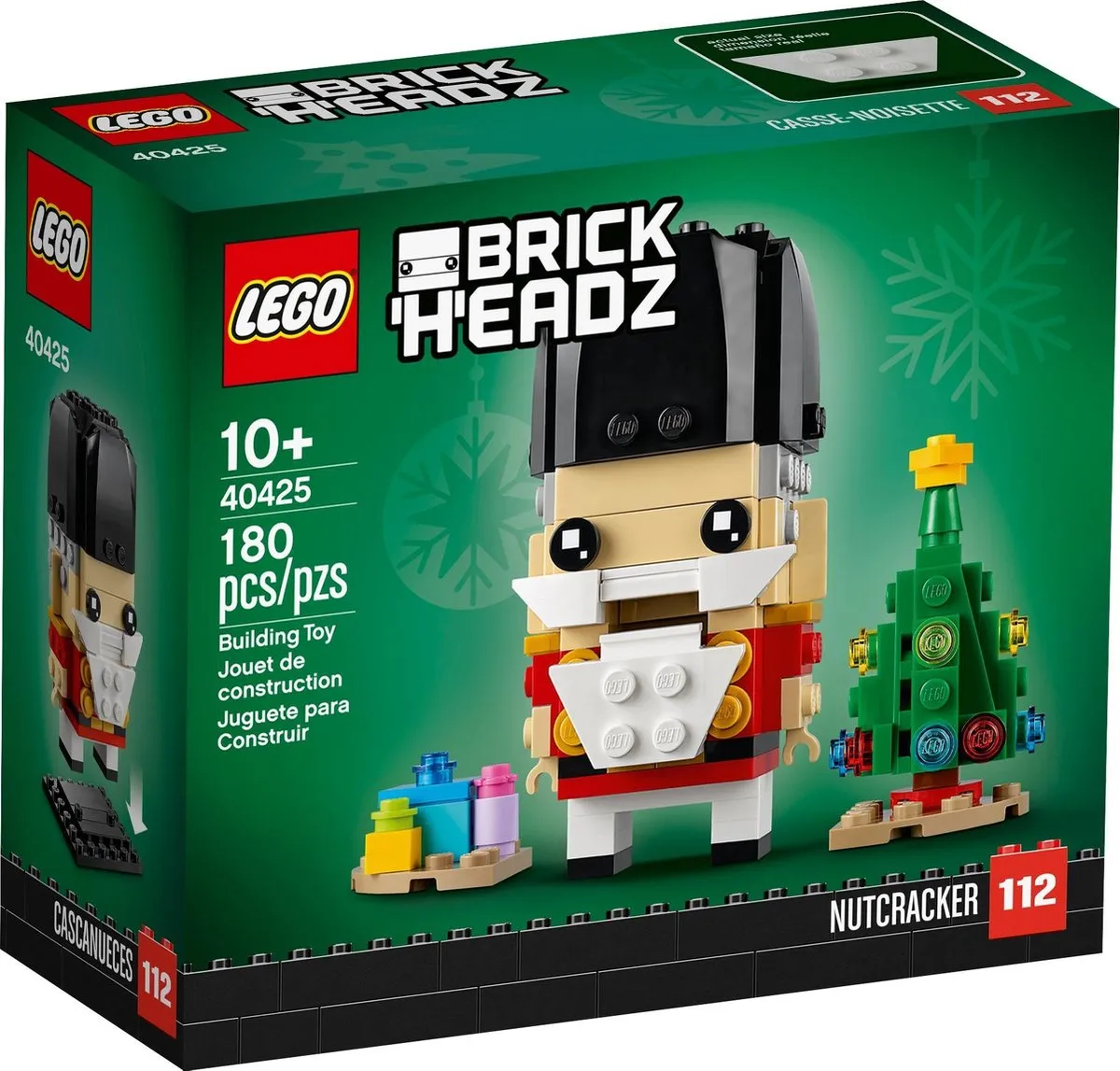 LEGO Brickheadz Notenkraker 40425 - 180 Stukken - Multicolor