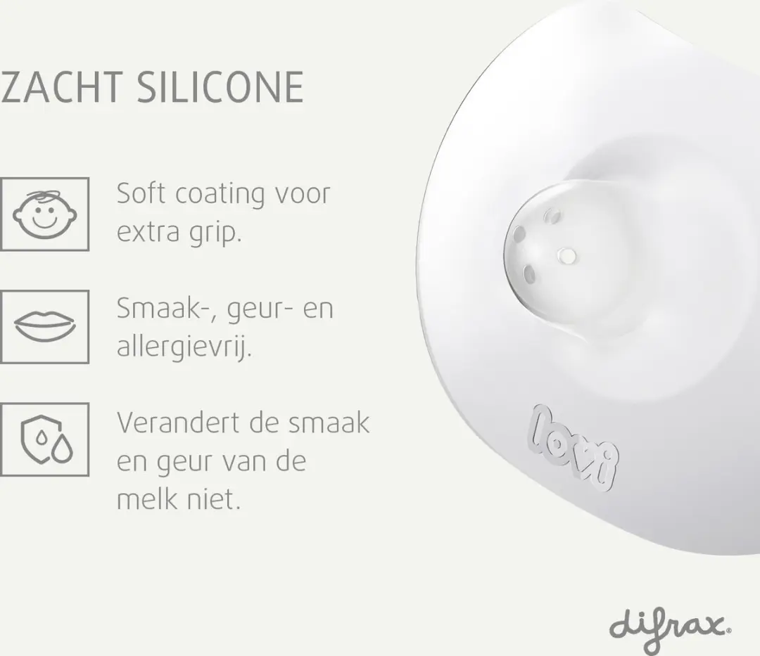 Difrax LOVI Tepelhoedjes Klein - 2 Stuks