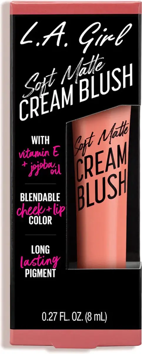 L.A. Girl Soft Matte Cream Blush Rosebud - 8ml