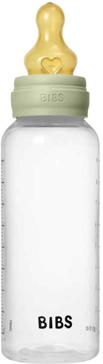 BIBS Fles Medium Flow 270ml - 6 Stuks - Sage