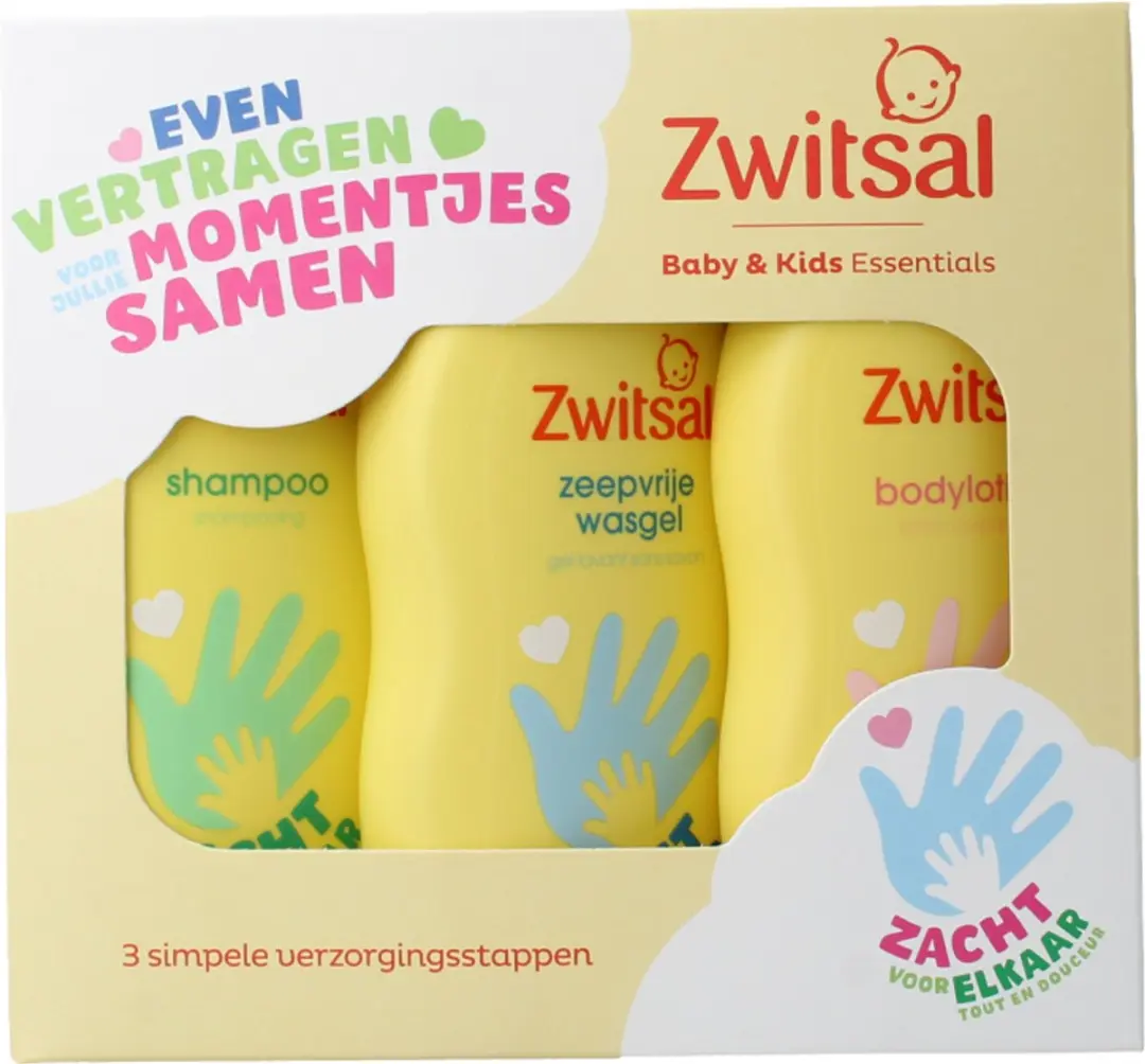 Zwitsal Essentials Kraamcadeau Huidlotion 3x200ml