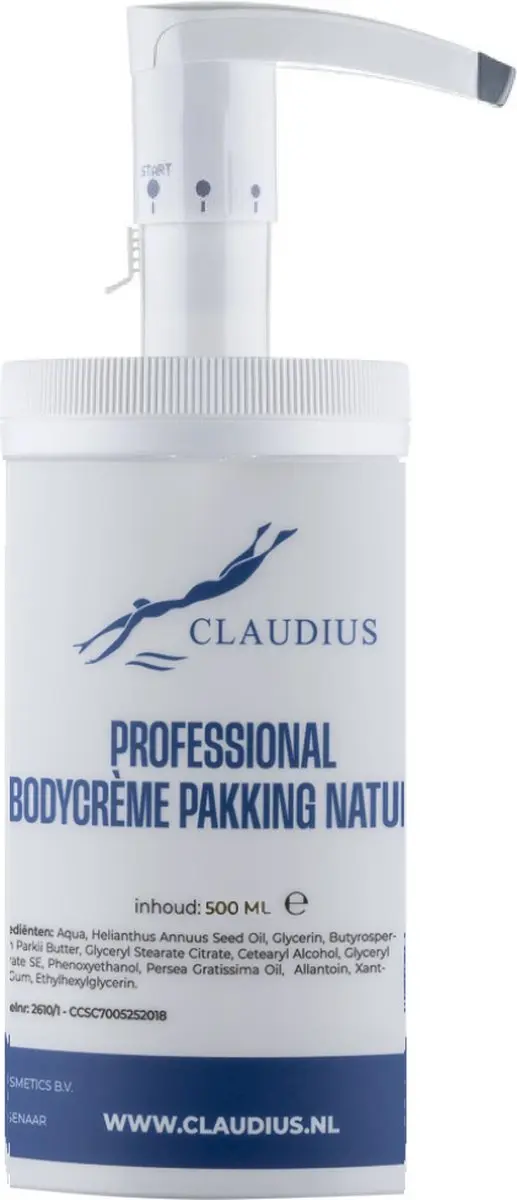 Splashbox Cosmetics Professional Bodycrème Naturel 500ml