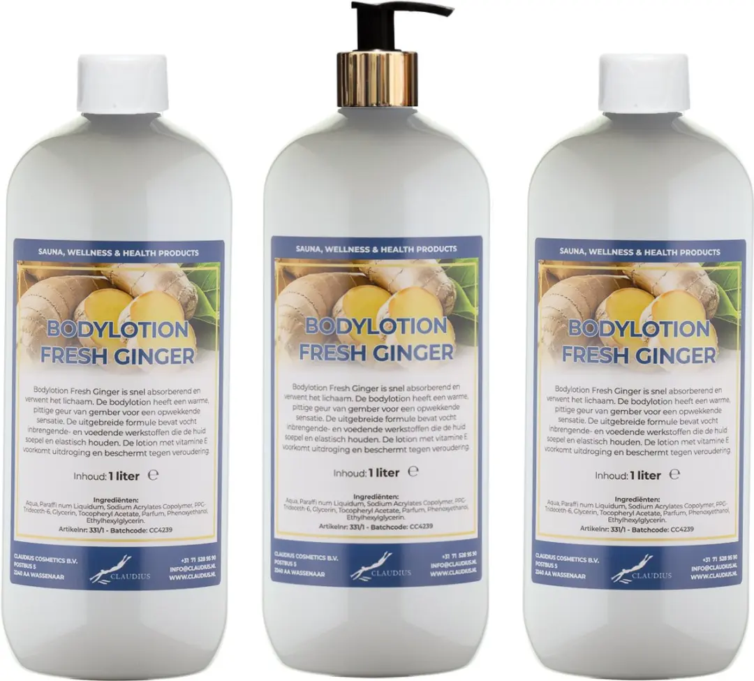 Splashbox Cosmetics Bodylotion Fresh Ginger 1L