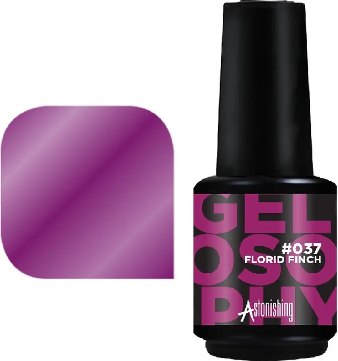 Astonishing #037 Florid Finch Nagellak 15ml - Zwart