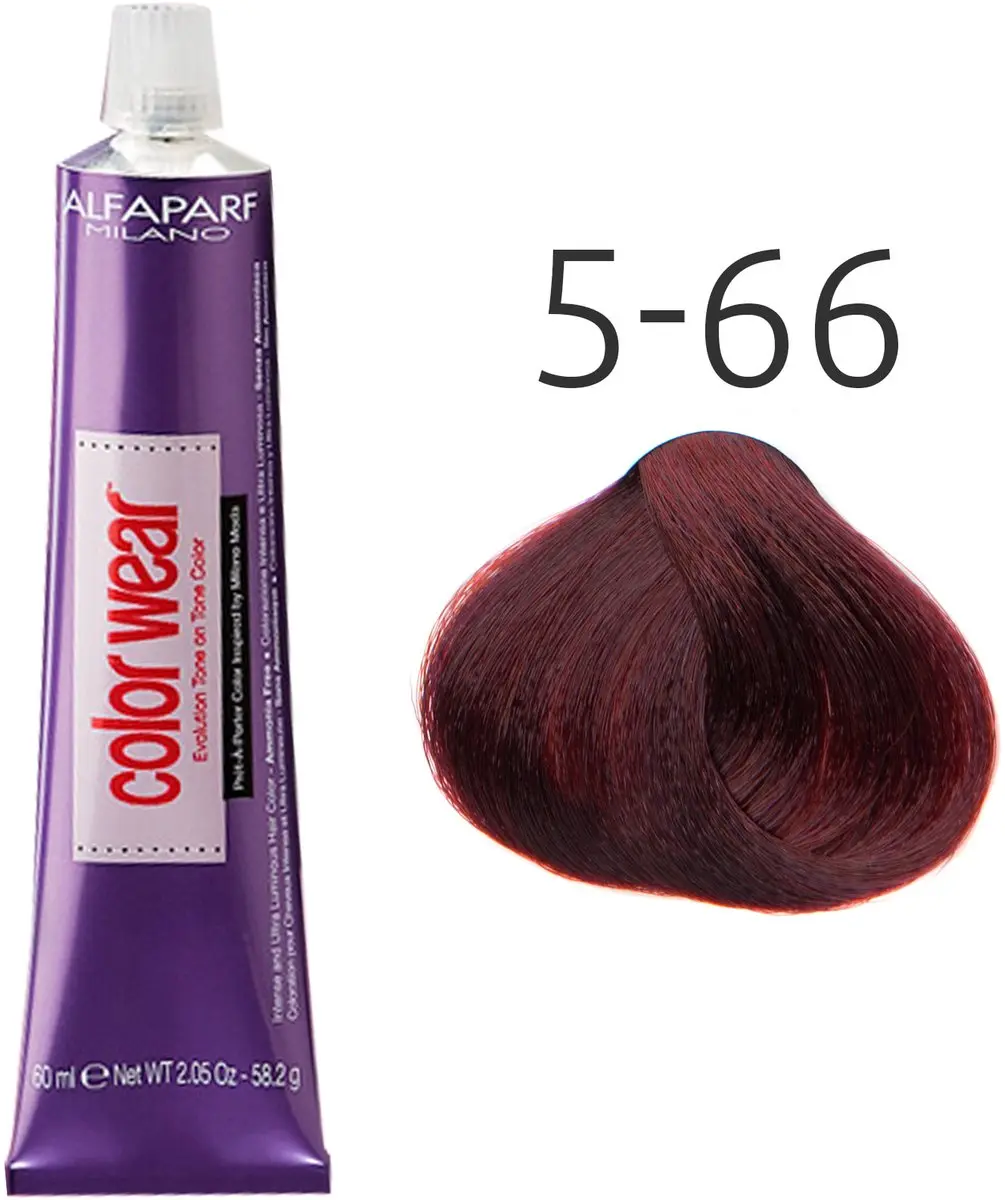 ALFAPARF Color Wear 5.66 Rood - 60ml