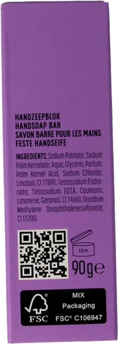 Marcel's Green Soap Handzeep Bar Lavendel & Rozemarijn 90g