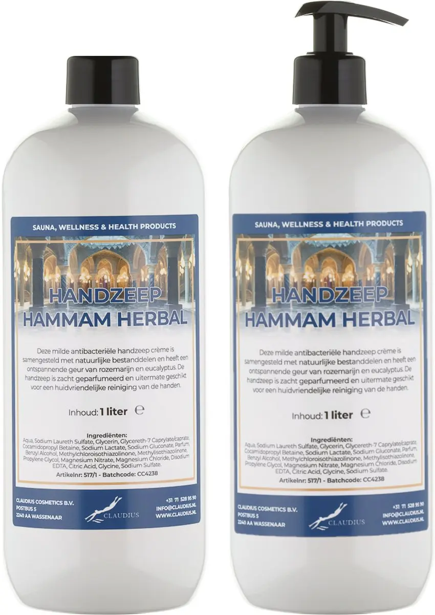Splashbox Cosmetics Hammam Herbal Handzeep 1L