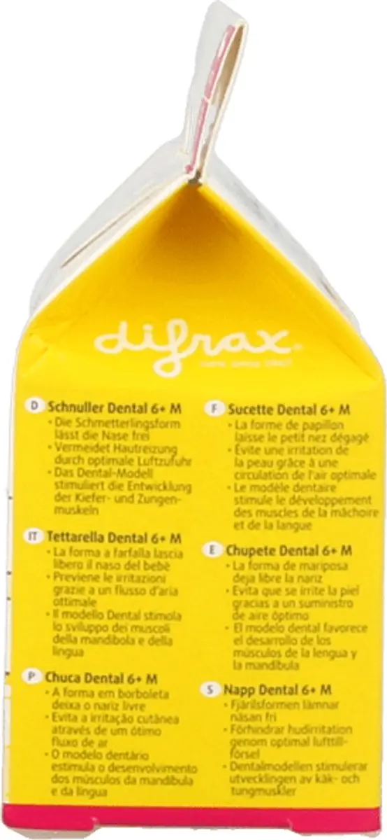 Difrax Fopsp Dental 6+ maanden - Lichtgroen met stippen